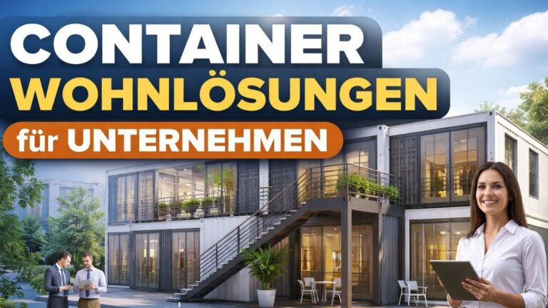 Container Wohnlösungen für Unternehmen